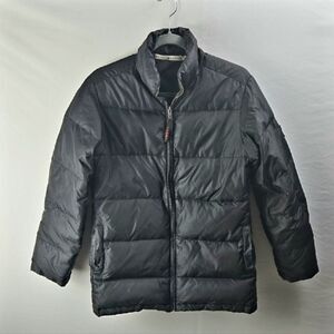 Tommy Hilfiger Men's Classic‎ Black Puffer Jacket Sz S Winter Coldweather